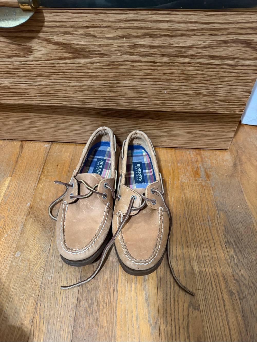 Sperry Women’s Tan Leather Boat Shoes